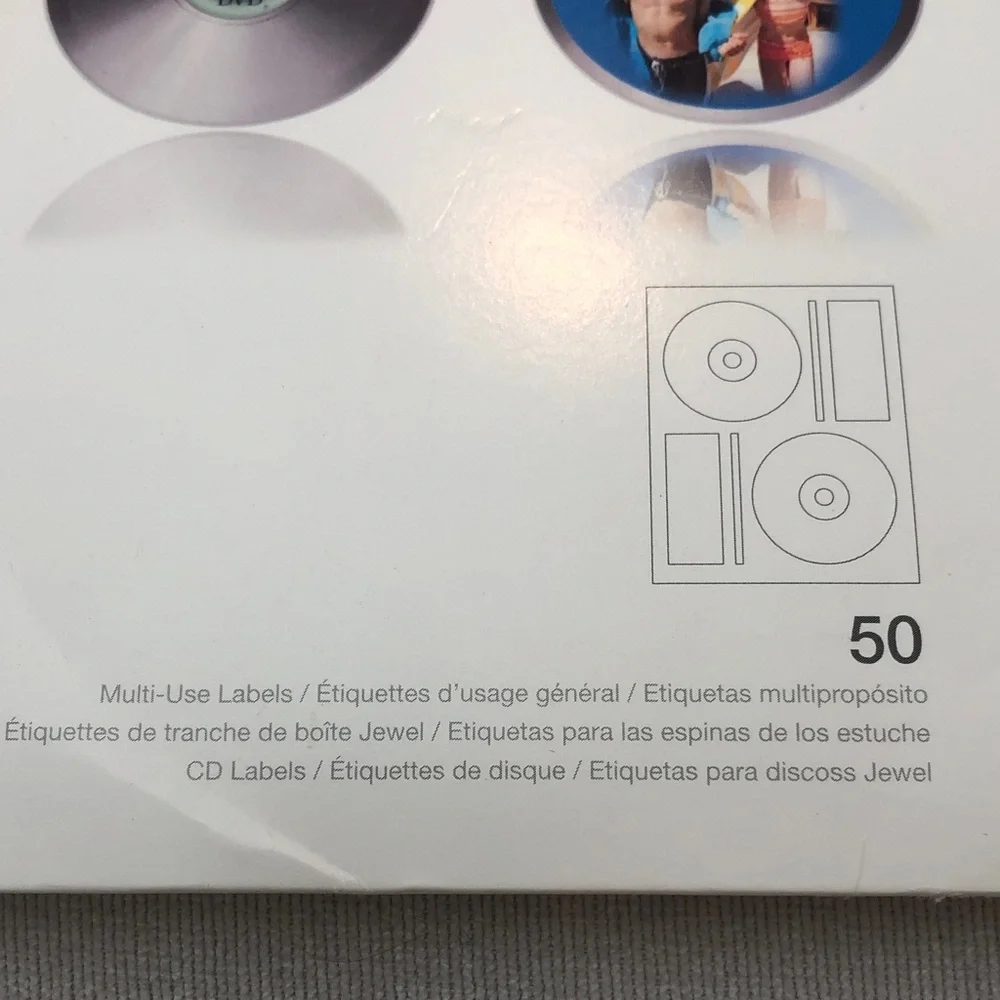 Memorex CD Label Refills - 50 Pack